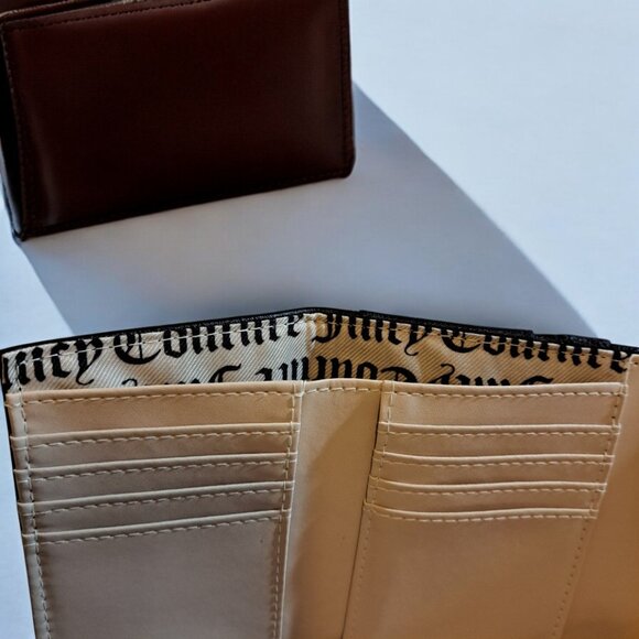 Juicy Couture Royal Couture Double Sided Trifold Quilted Wallet Pink & B… - Picture 11 of 11